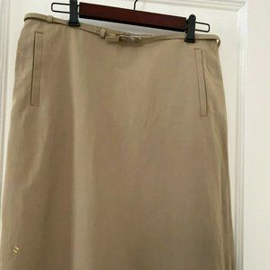 Max Mara Beige Tan Straight & Pencil Skirt Size 12